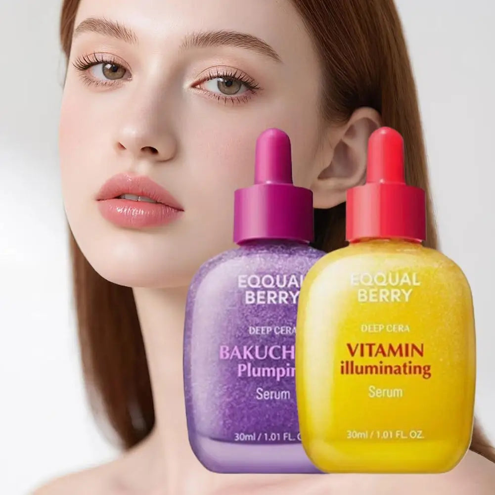 Bakuchiol Plumping Serum And Vitamin C Brightening Serum
