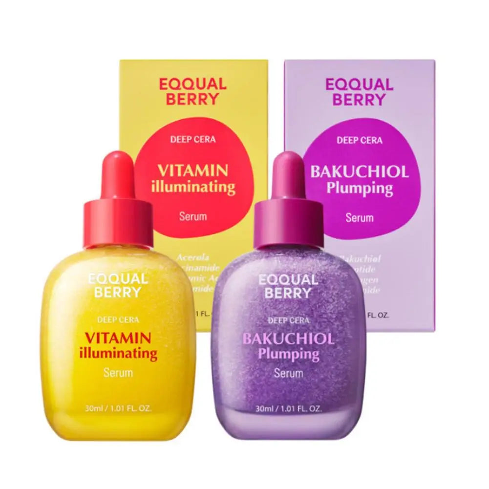 Bakuchiol Plumping Serum And Vitamin C Brightening Serum