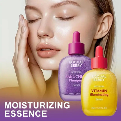 Bakuchiol Plumping Serum And Vitamin C Brightening Serum